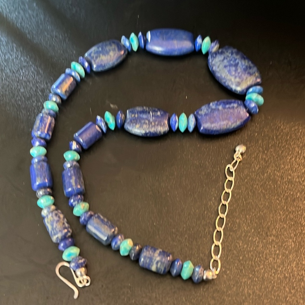 Jay King Lapis and Turquoise necklace
